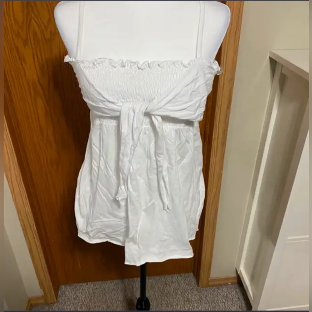 Cute white top size large